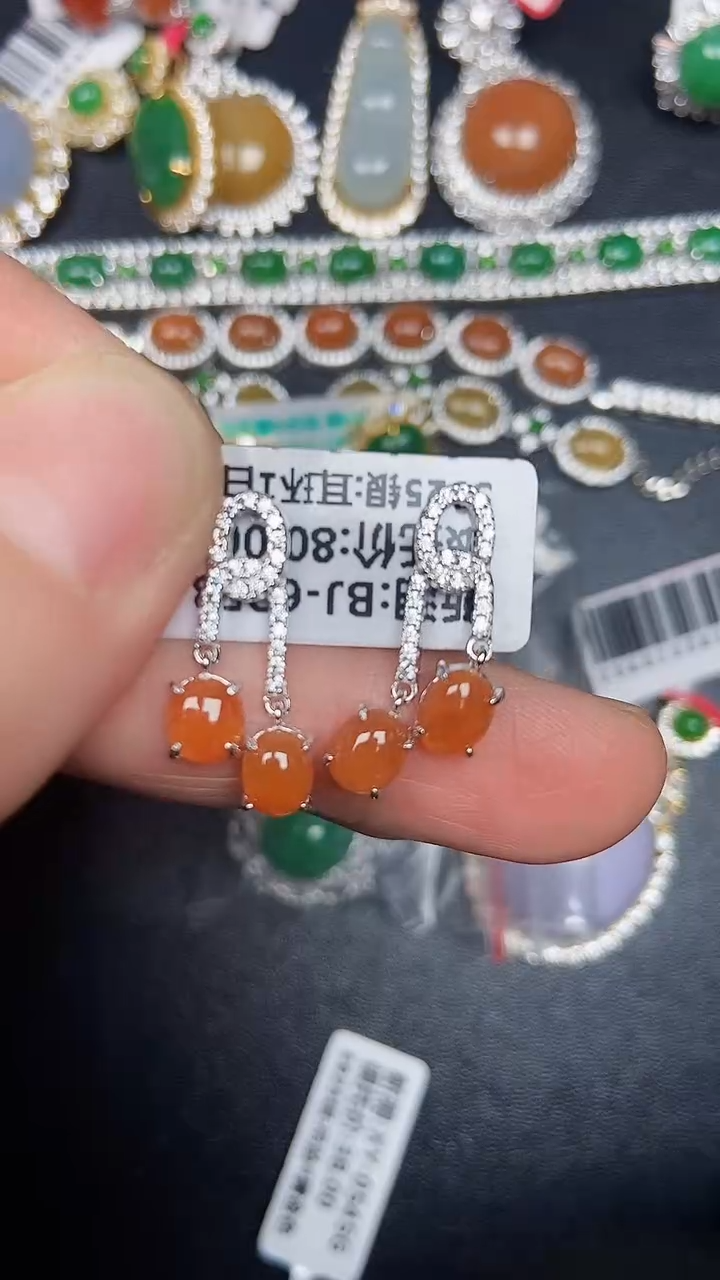 银S925镶嵌戒指翡翠1290