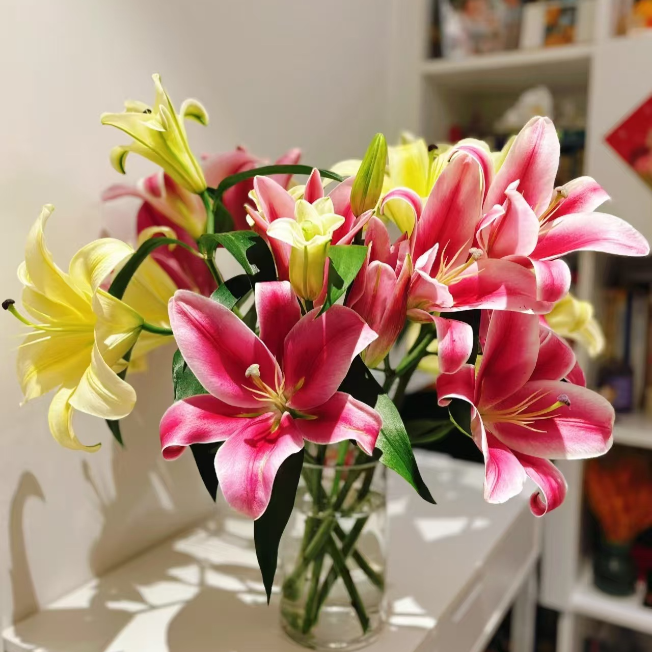 【花冠花卉】瑕疵福利香水百合 空运包邮 云南基地直发（不售后）