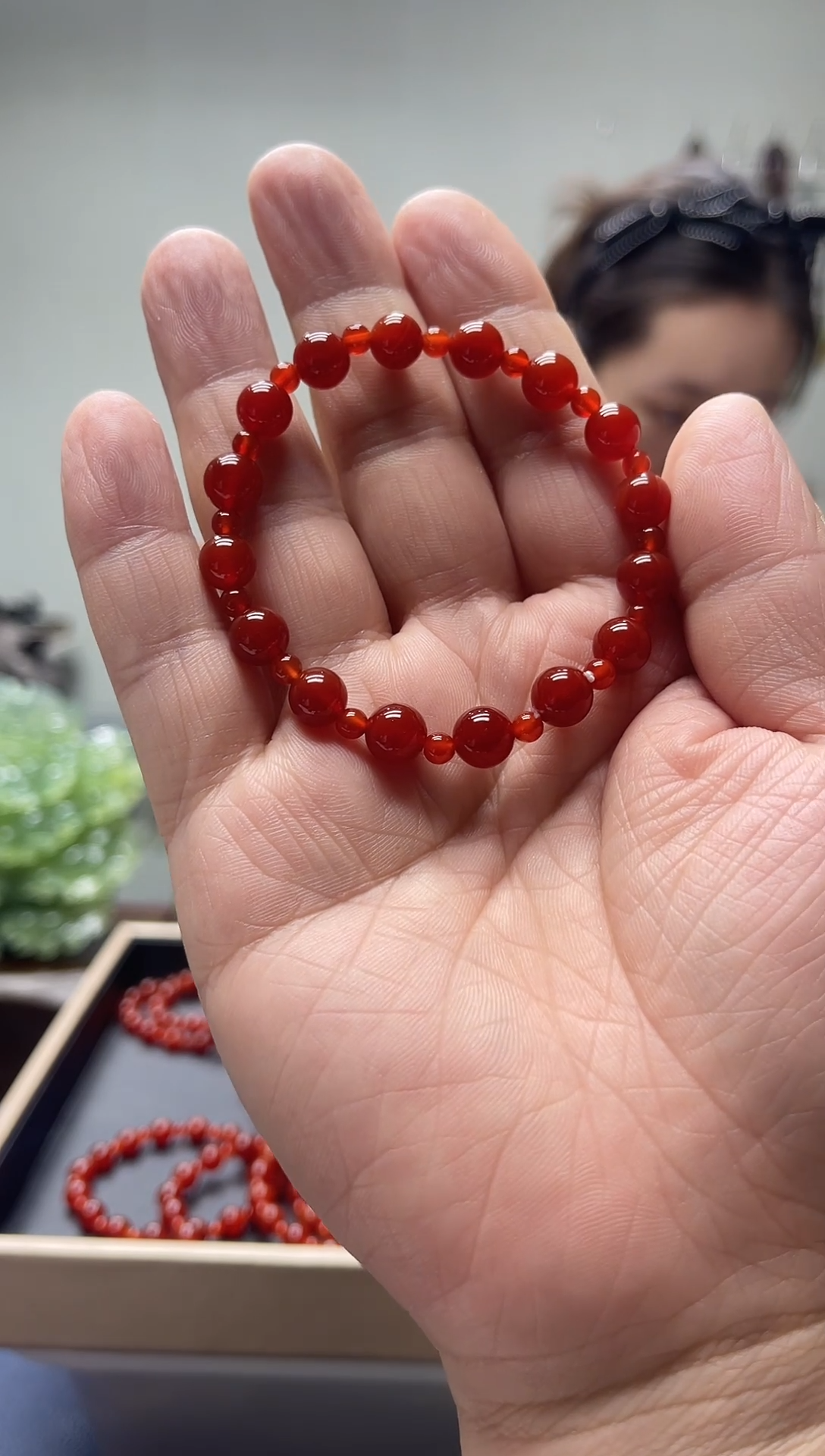 未镶嵌岫玉颈饰放****福多样性发货 拍一发一