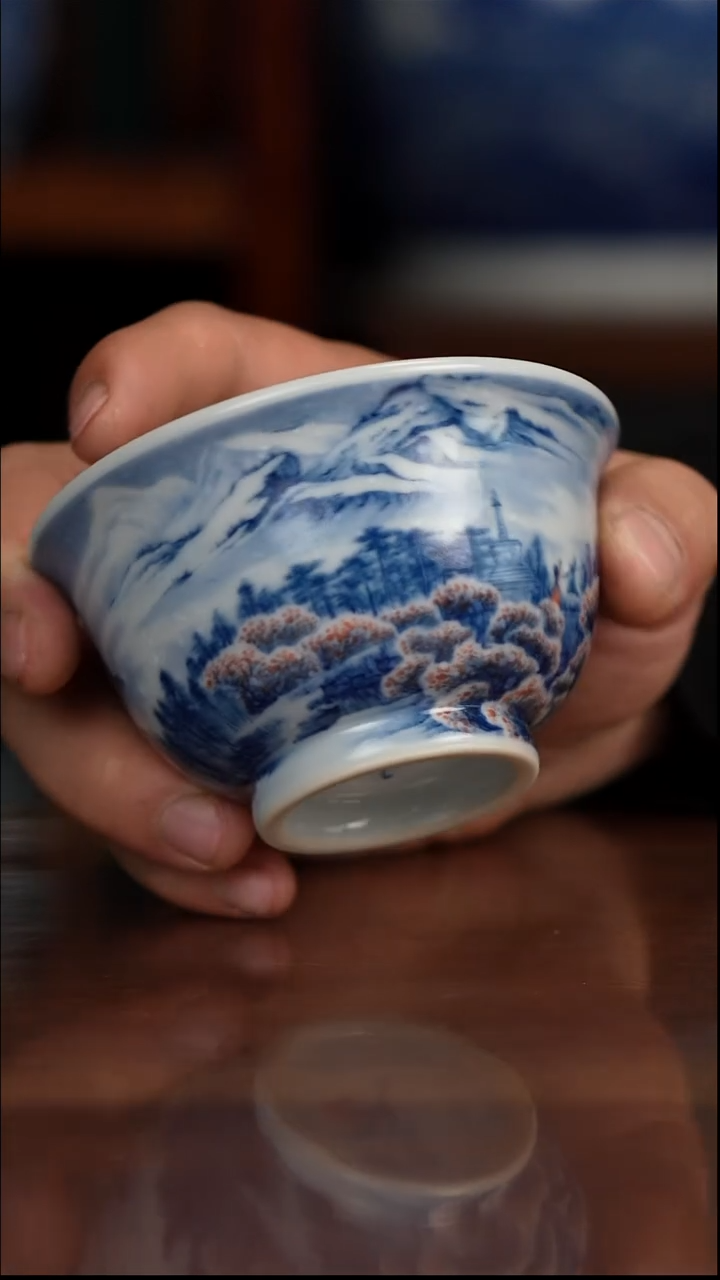 景琳藏青花北派山水缘起圣地