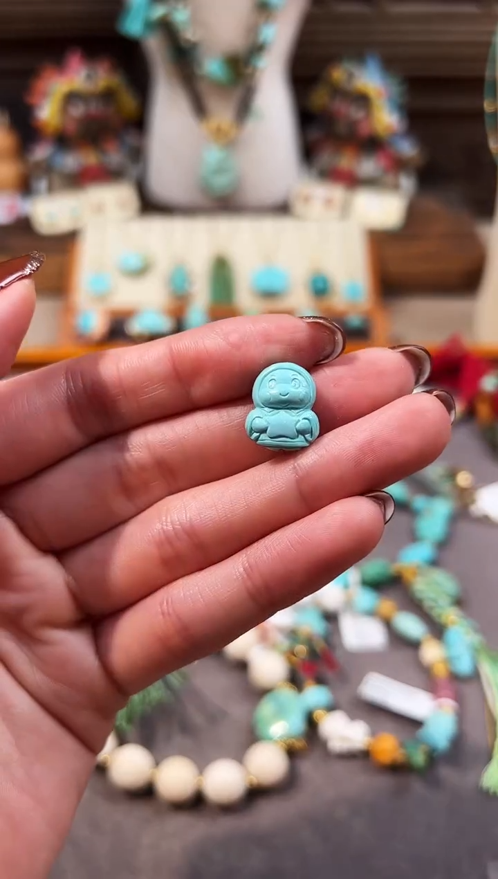 未镶嵌绿松石配饰星星人