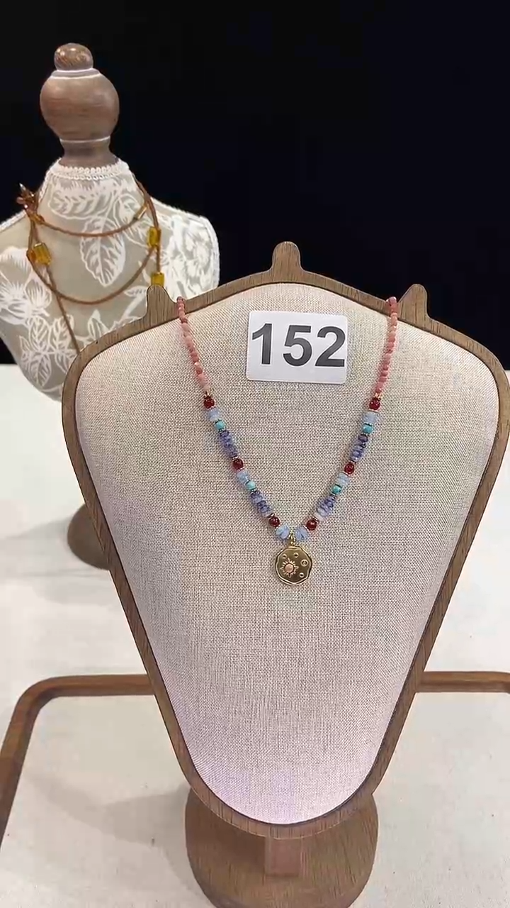 项链钛钢淡水珍珠152