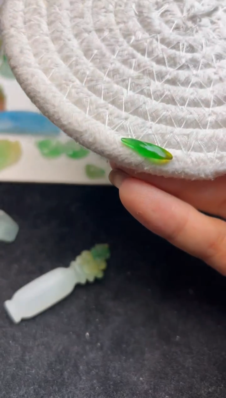 未镶嵌定制翡翠绿竹节5500+550-sm145