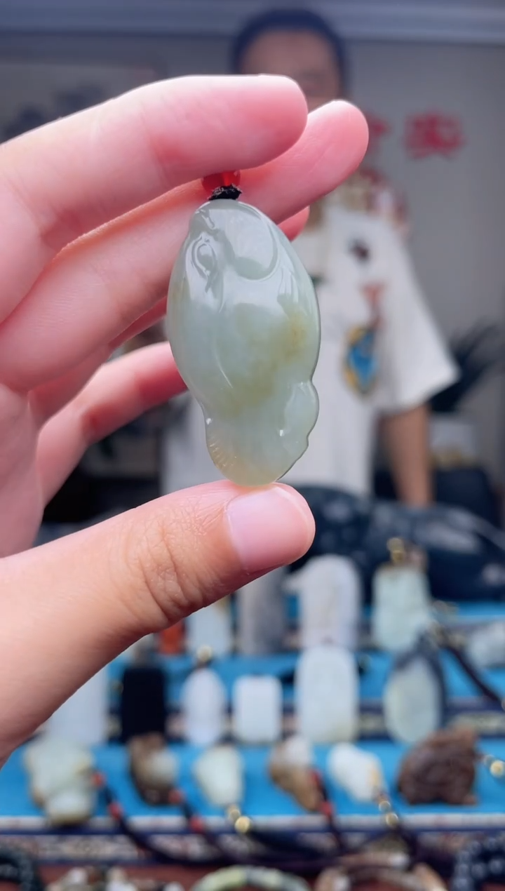 和田玉未镶嵌挂件1