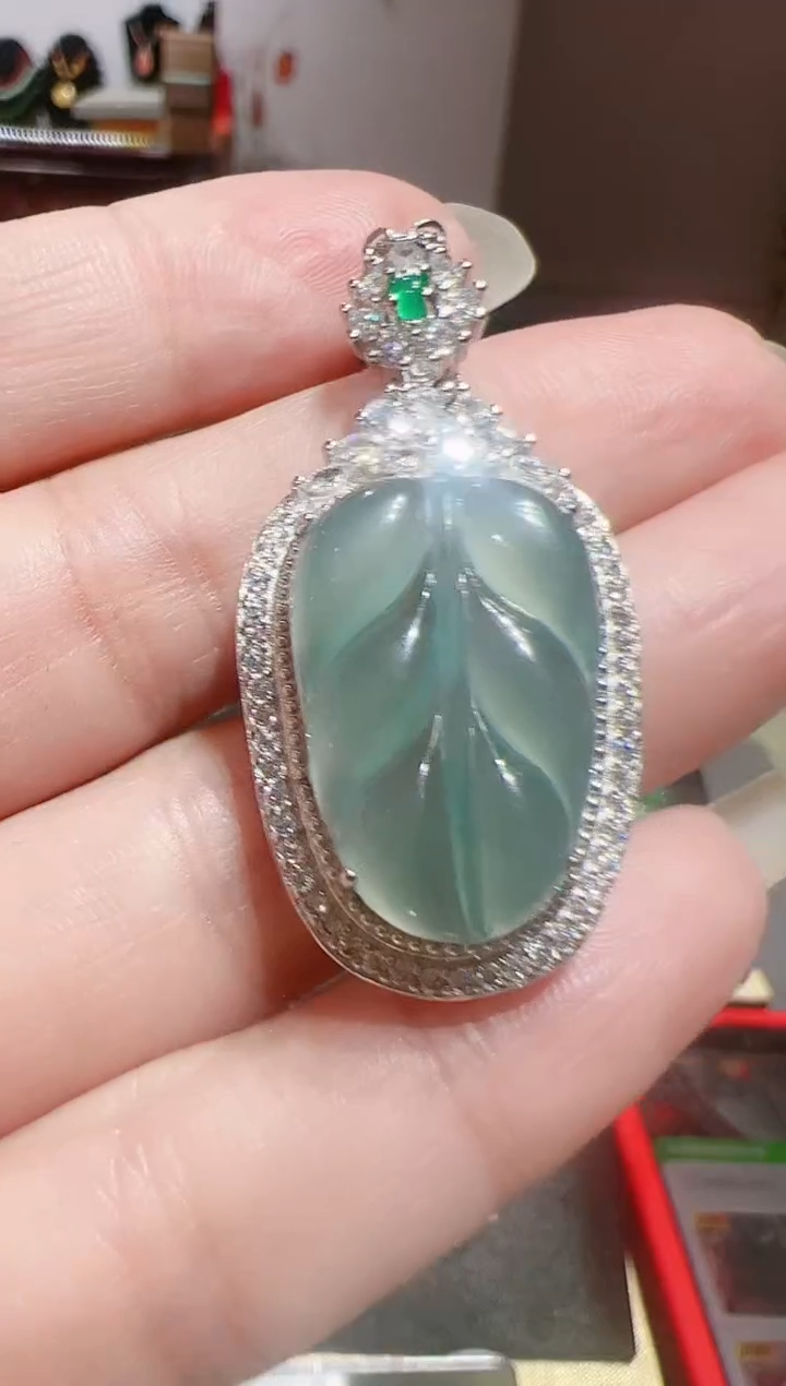 【闪购商品】翡翠颈饰银S925镶嵌202521954