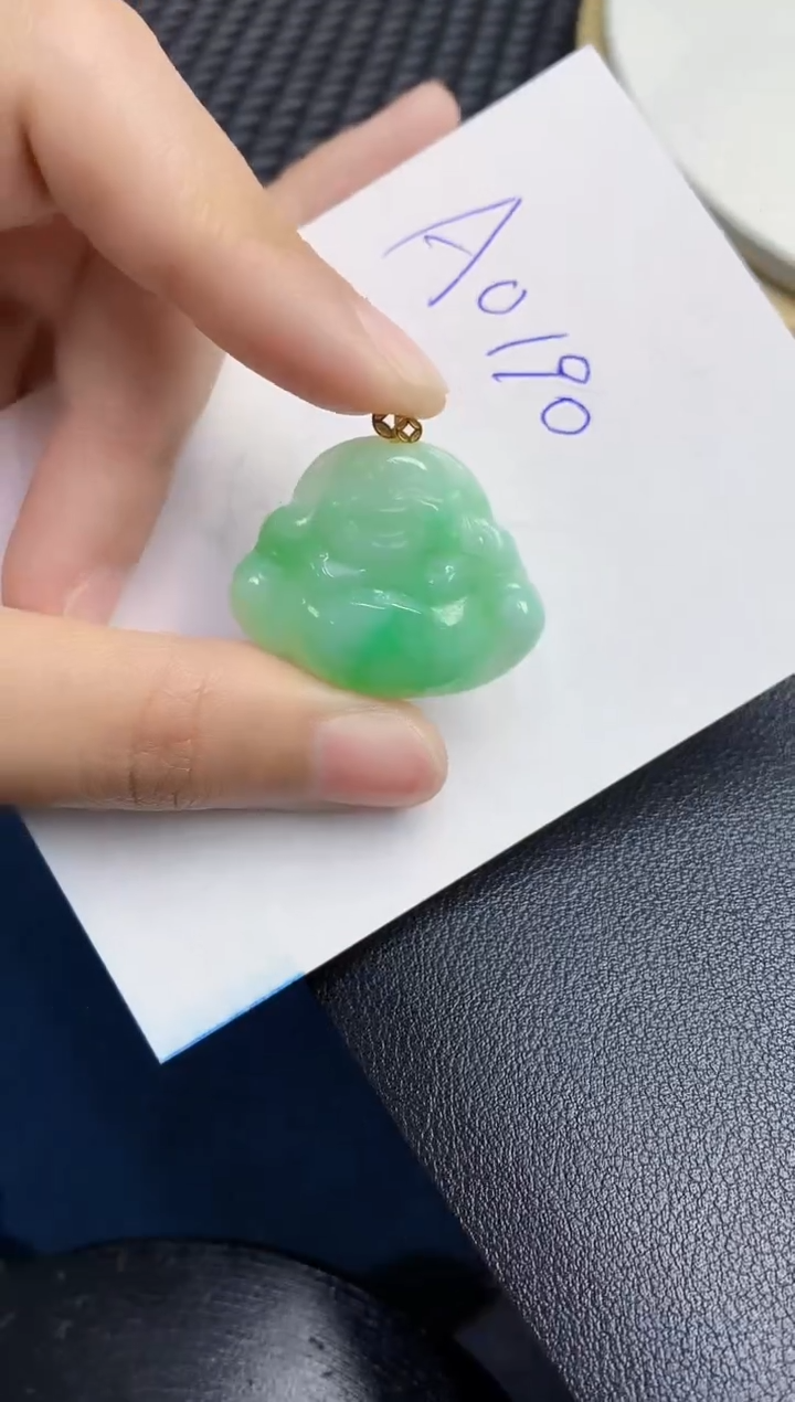 【闪购商品】翡翠颈饰18K金镶嵌000000000