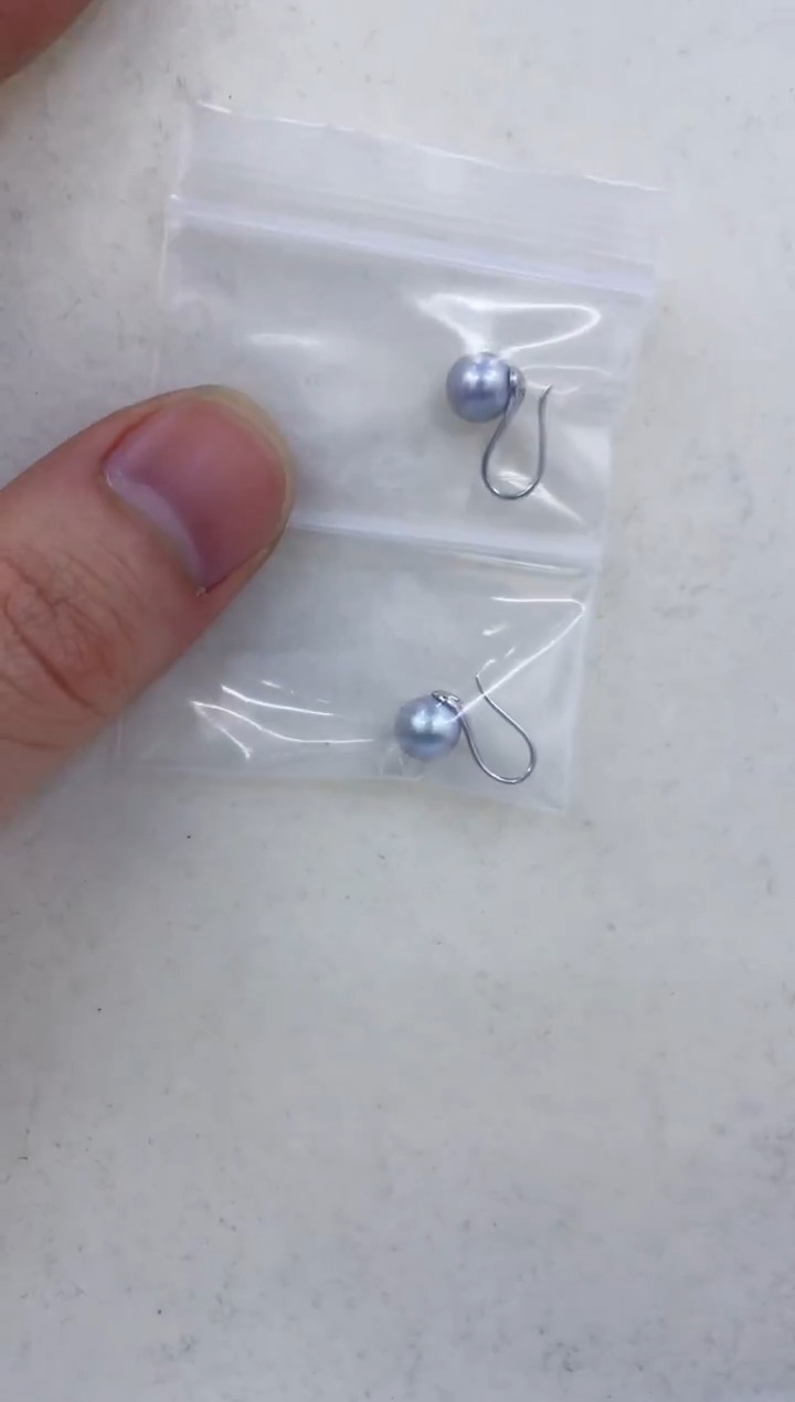 18K金镶嵌耳饰海水珍珠   