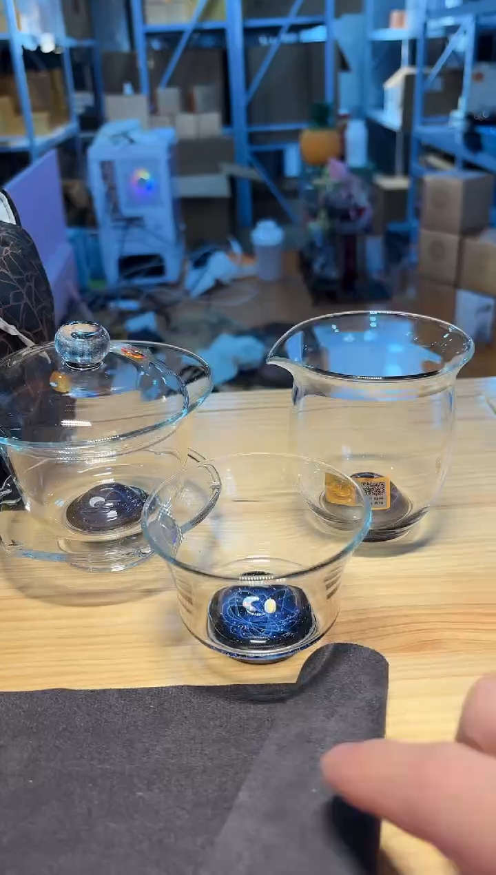 【闪购商品】禾器星辰33件盖碗+温悦茶海+清杯