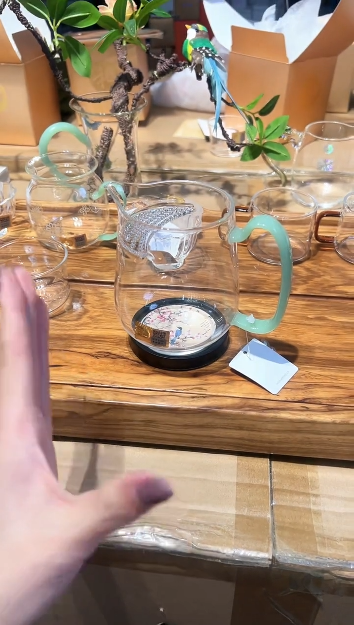 禾器丰然月牙煮茶器浅玉