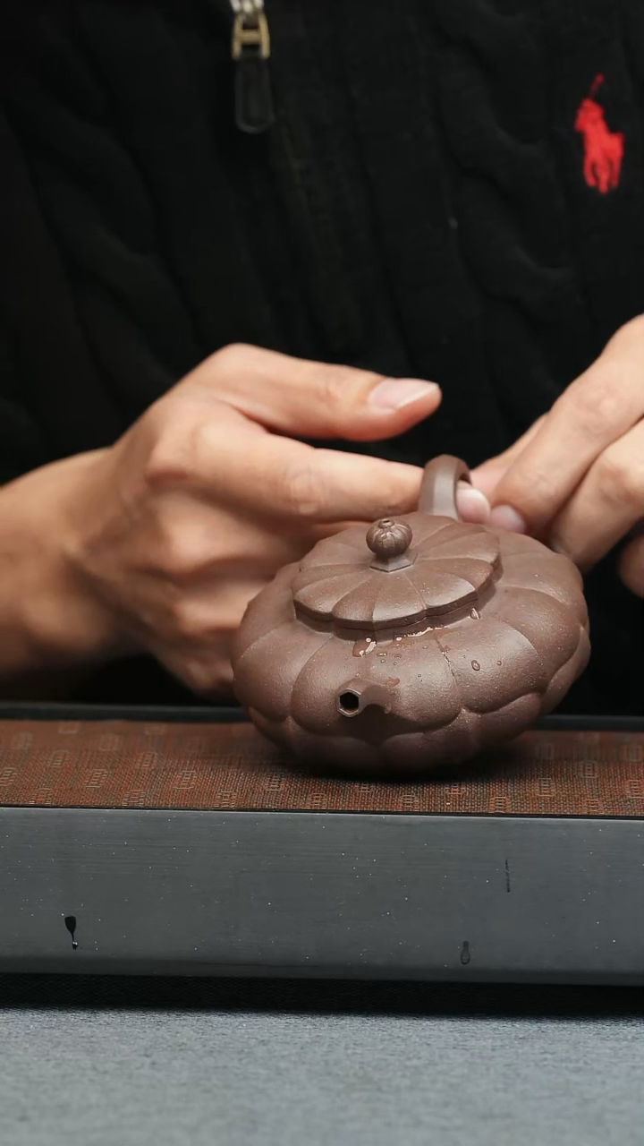 【闪购商品】紫砂茶壶五堂 莲台居士