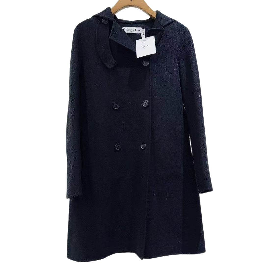 99新 DIOR/迪奥 双双臻选/vv01520/迪奥大衣/F38码
