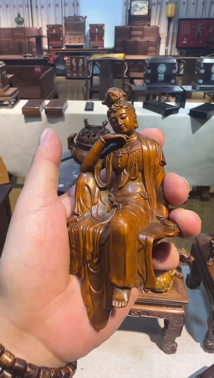 木小叶黄杨木   自在观音