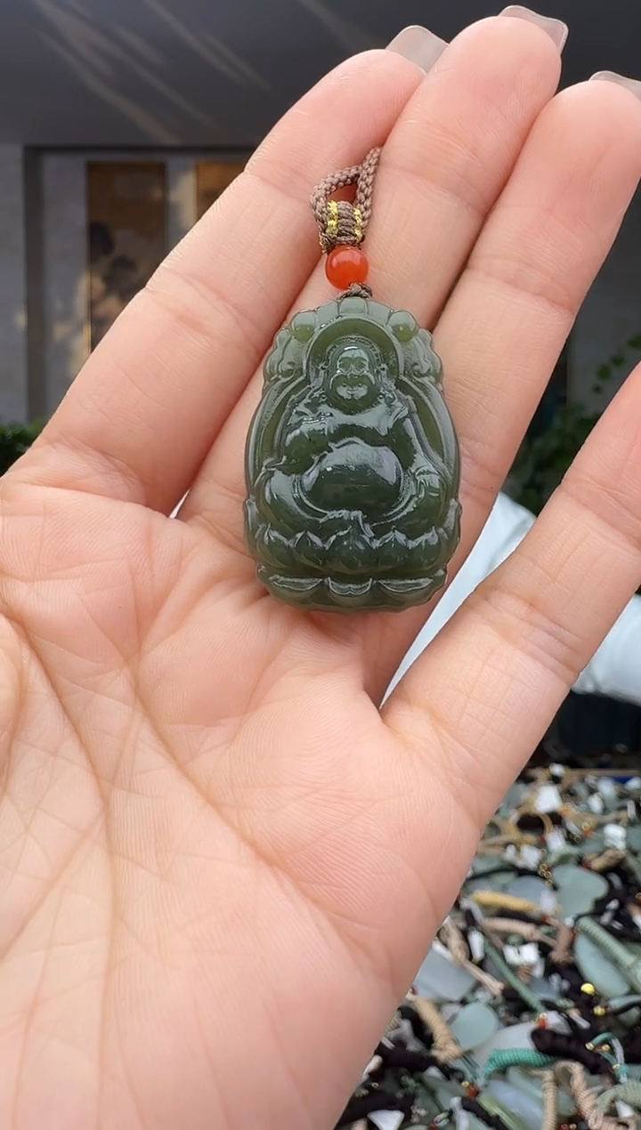 颈饰未镶嵌和田玉拍一发一多样性发货