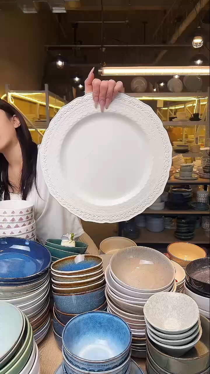 瓷167【瑕疵】外贸尾货窑变釉下彩