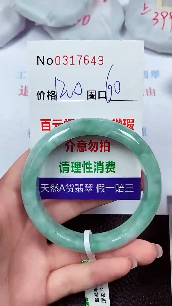 【闪购商品】翡翠手镯未镶嵌00317649