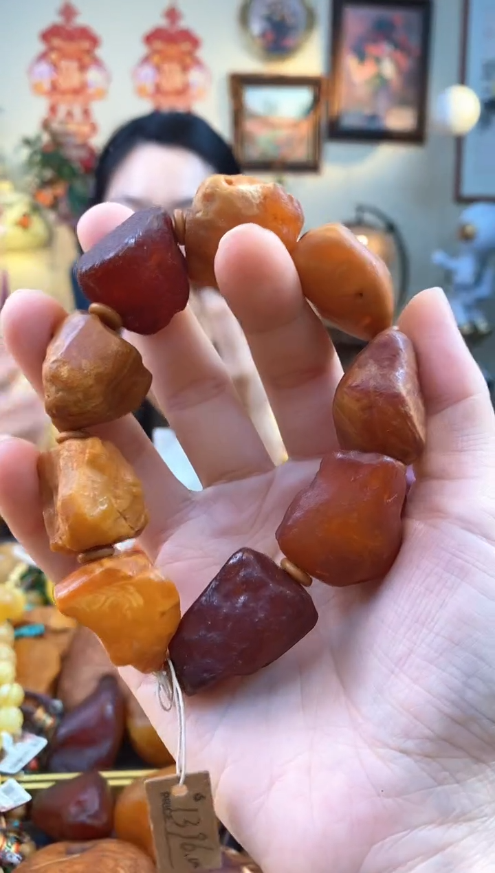 【闪购商品】琥珀手串未镶嵌手串