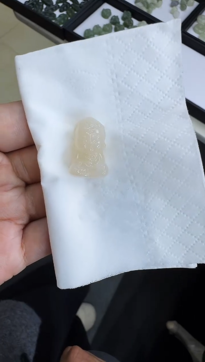 【闪购商品】和田玉颈饰未镶嵌藕粉药师佛