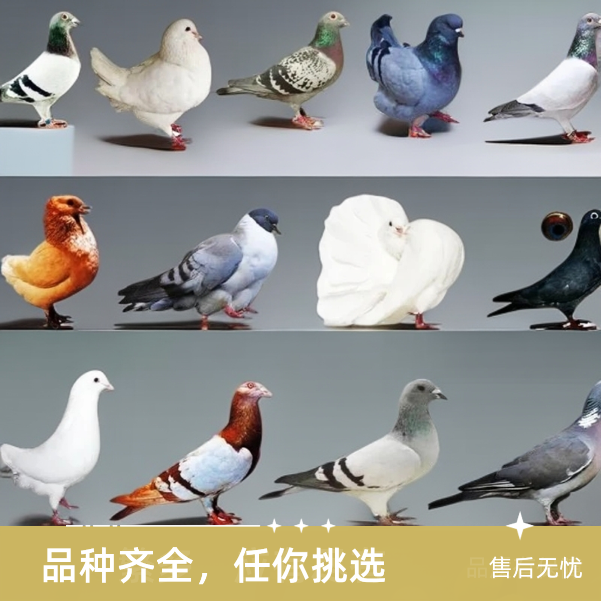 A1金粉鸽舍精品鸽子 以直播间为准