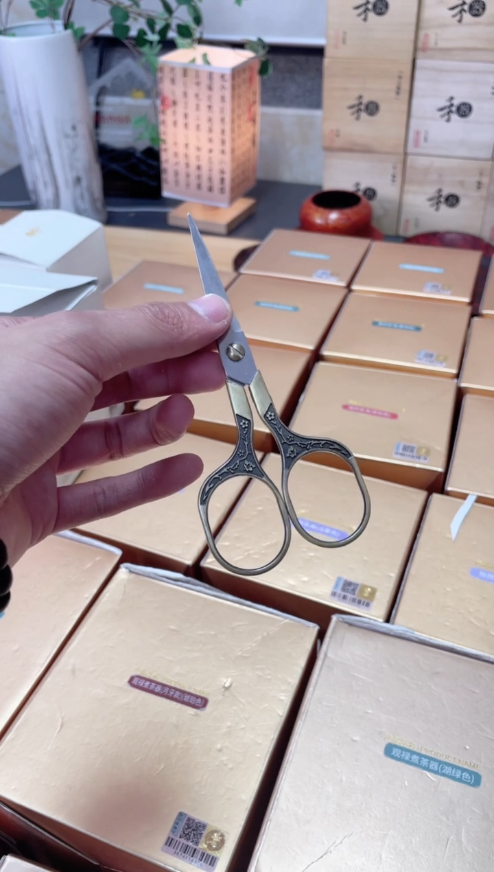 梅花茶剪/古铜色。。。