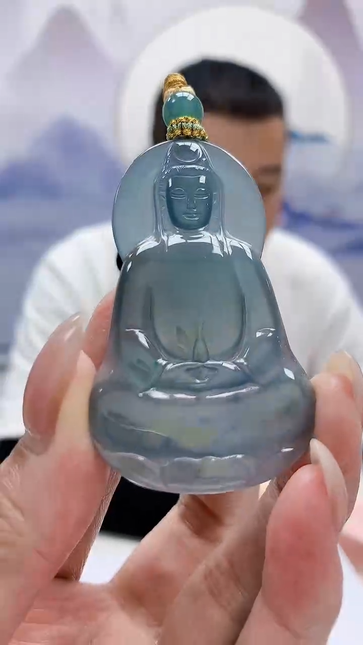 未镶嵌定制翡翠4898MM-毛货挂件65