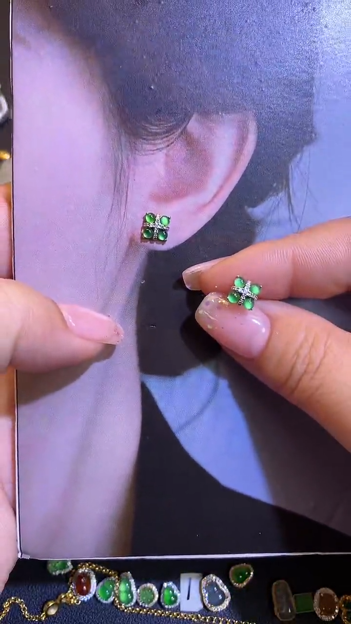 【闪购商品】翡翠吊坠(不含链)银S925镶嵌1