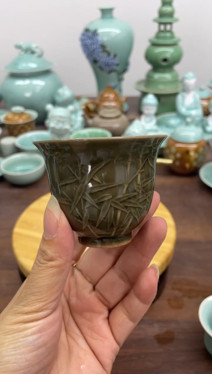 特价青瓷 慧语瓷坊 柴烧