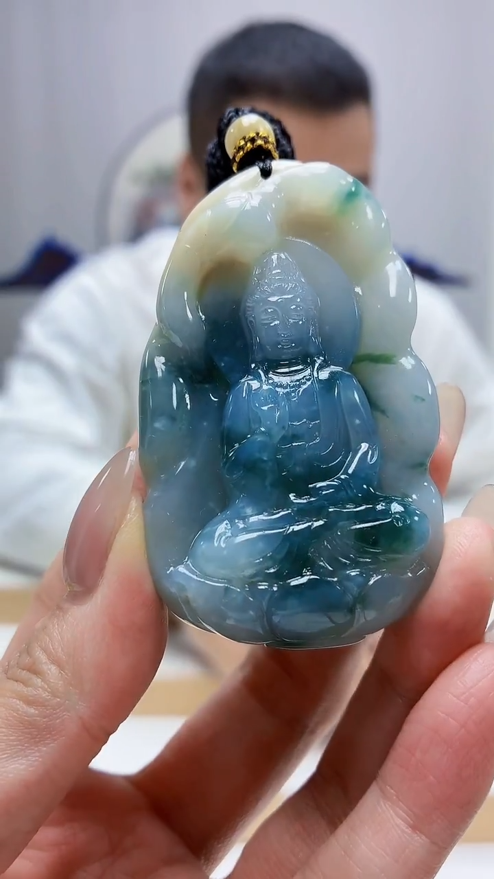 未镶嵌定制翡翠4898MM-毛货挂件199