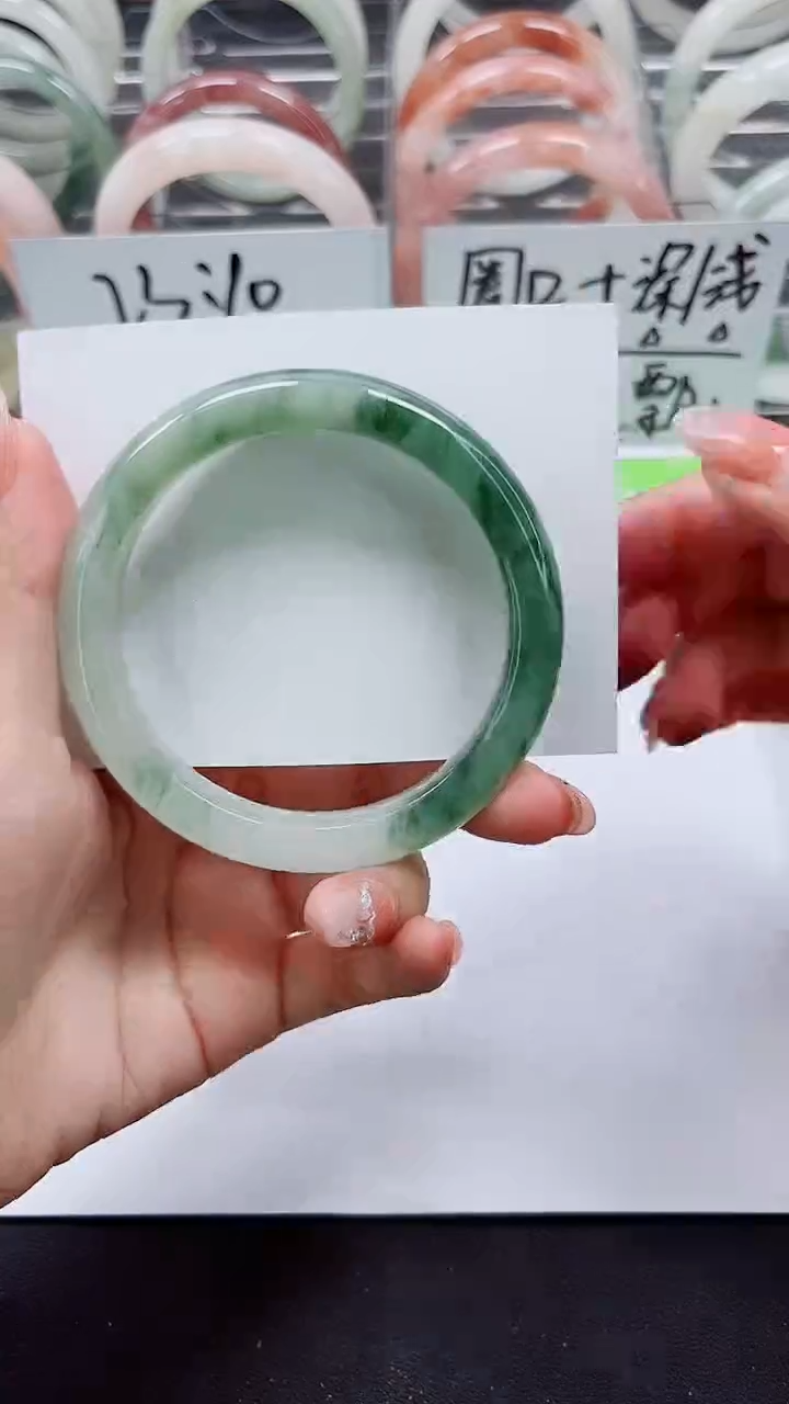 【闪购商品】石英质玉手镯未镶嵌A334-59/60