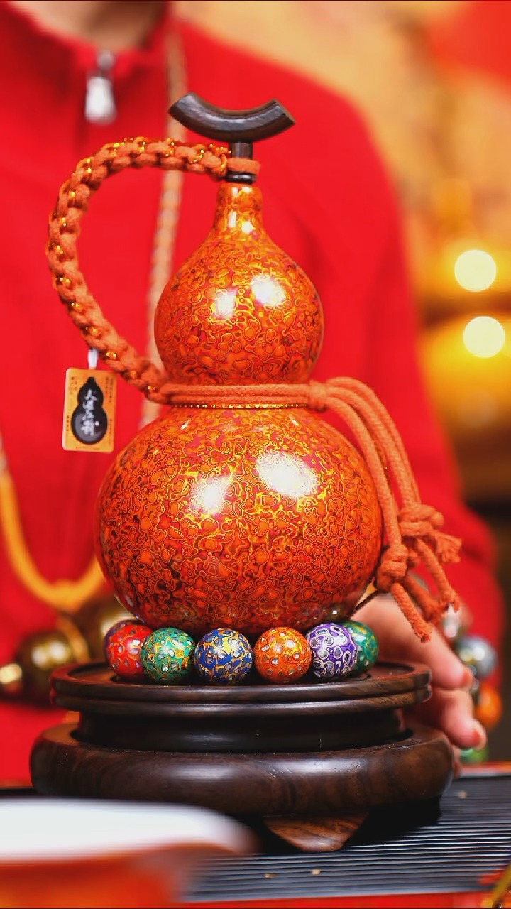 【闪购商品】JW044非遗臻选大漆酒葫芦