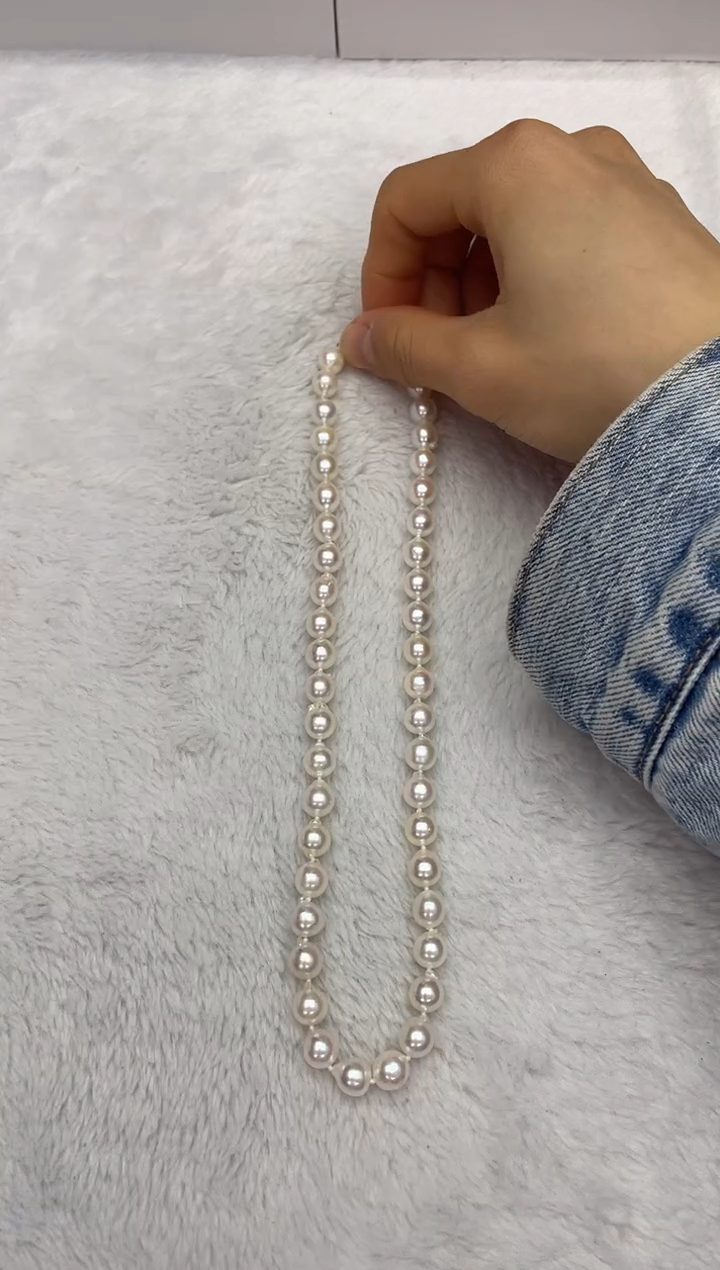 【闪购商品】海水珍珠项链未镶嵌AK8-8.5mm（多样性发一）