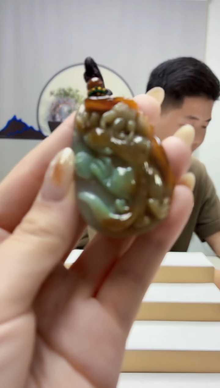 未镶嵌定制翡翠4917jw-毛货挂件108