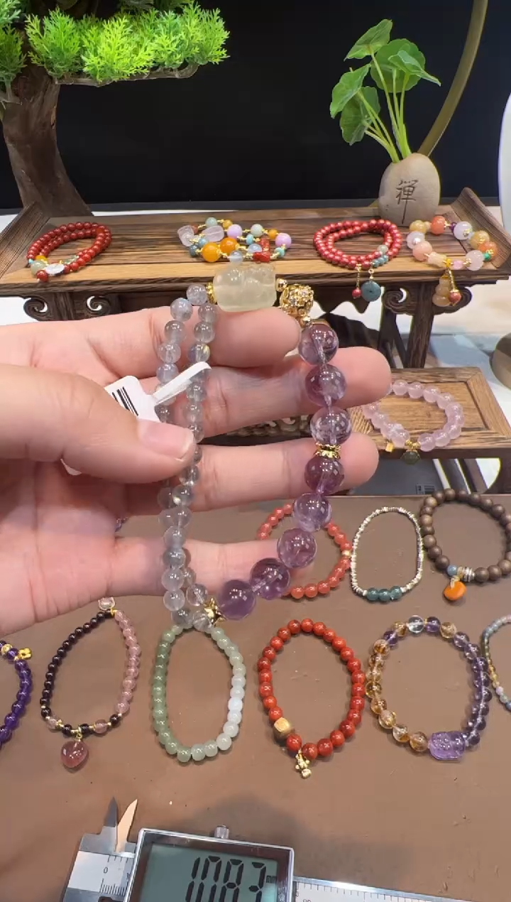 【闪购商品】水晶手串未镶嵌@@手饰