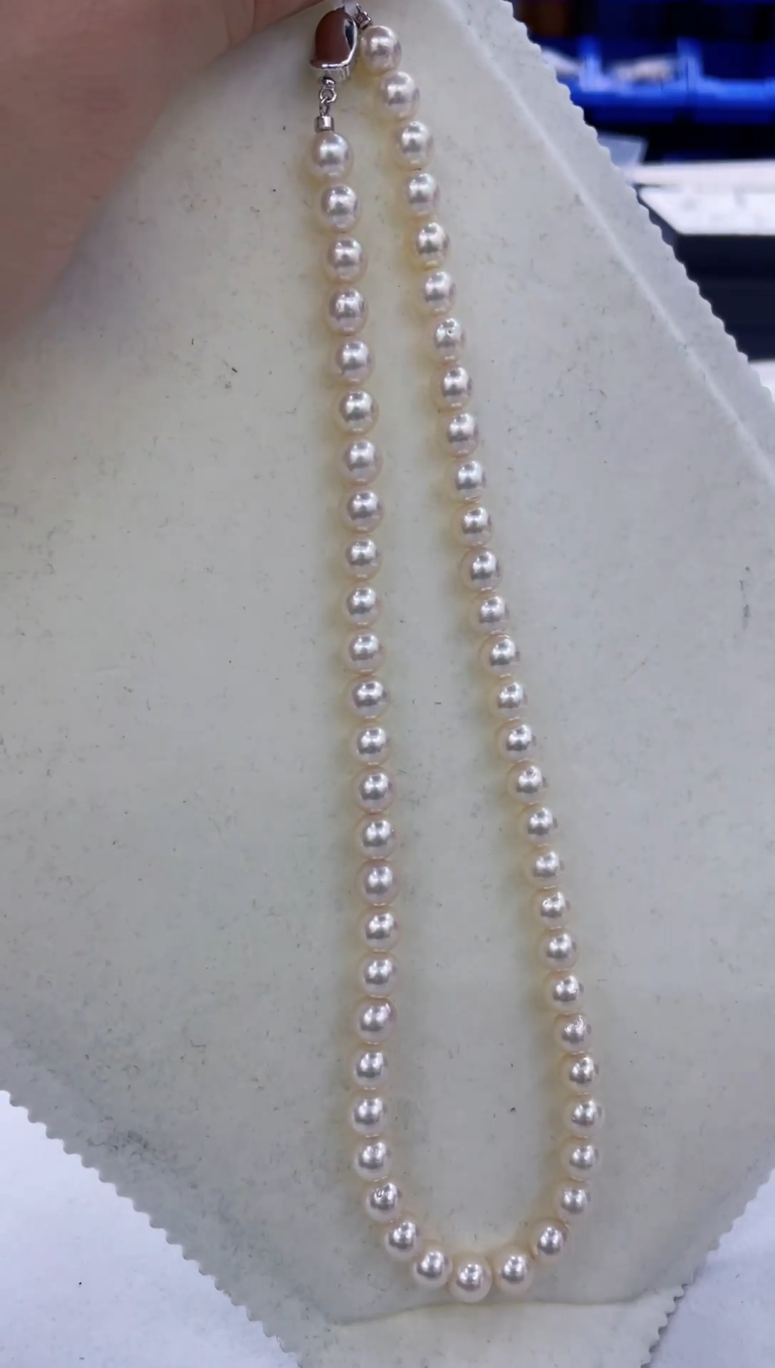 颈饰银S925镶嵌海水珍珠  