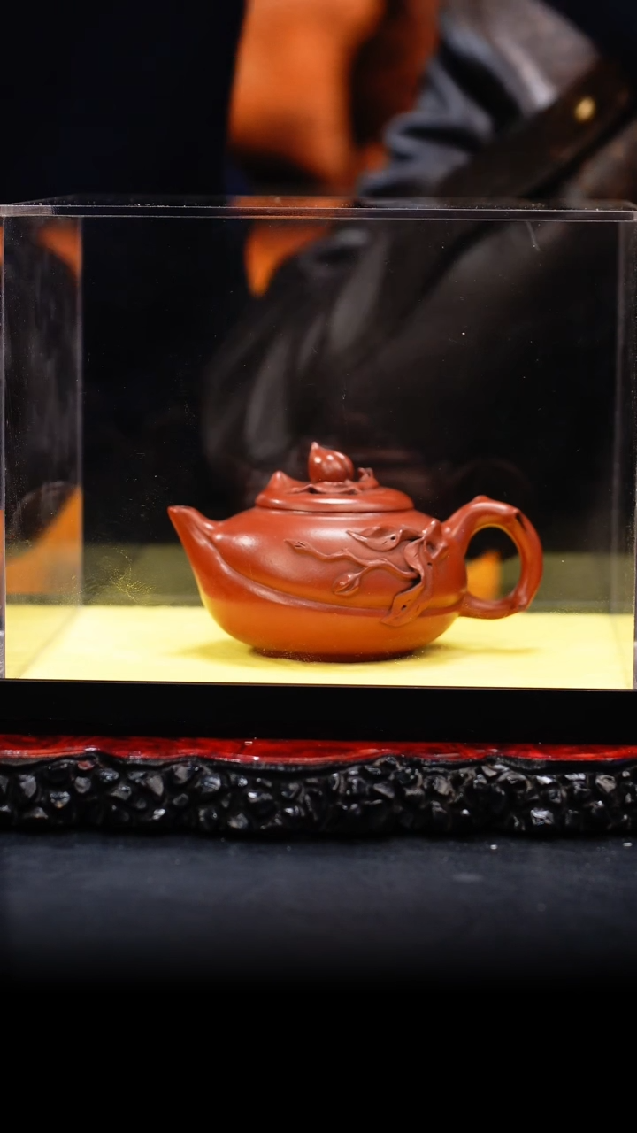 【闪购商品】紫砂茶壶44 寿桃壶,SPH,朱泥