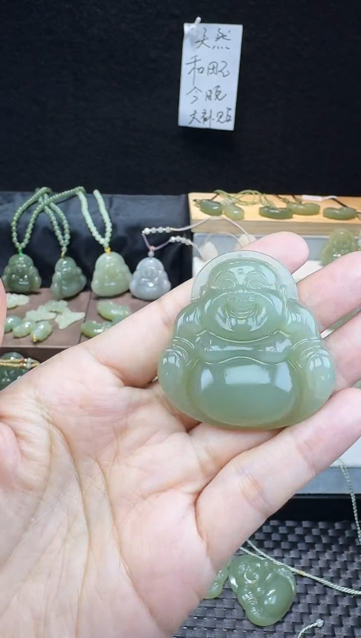 【闪购商品】和田玉颈饰未镶嵌45特价佛公