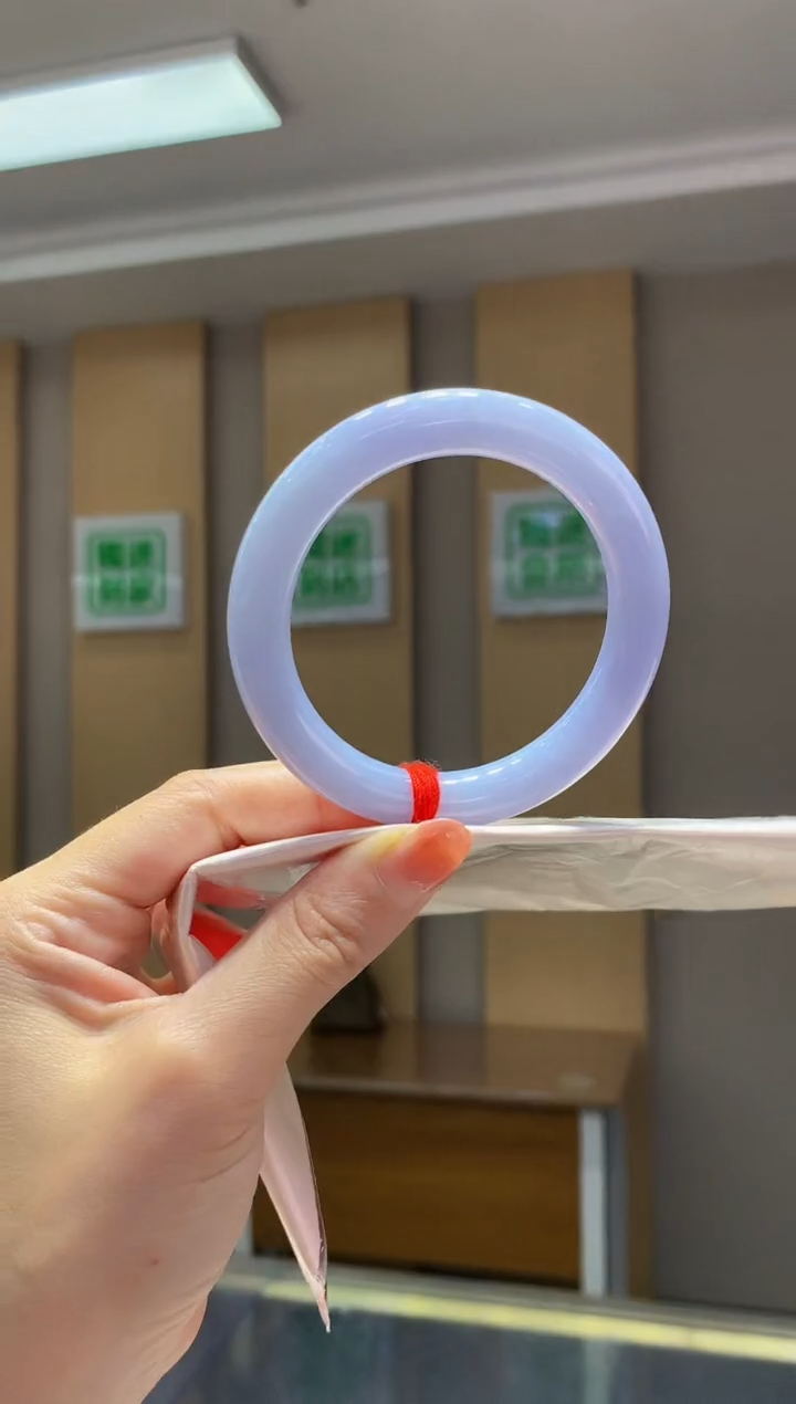 翡翠手镯未镶嵌钖*妈-Q202 圈口56.2