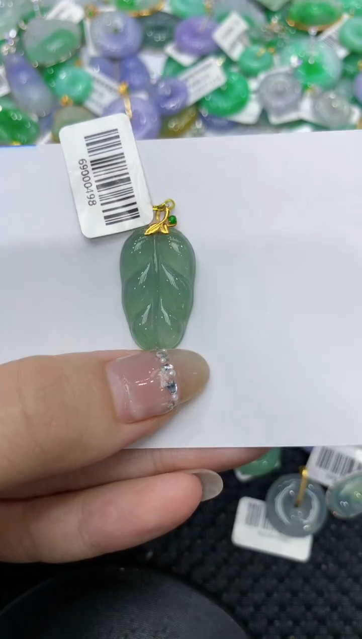 【闪购商品】翡翠颈饰18K金镶嵌222222222