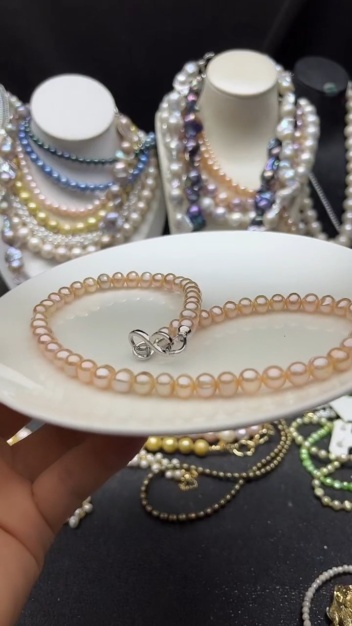 颈饰未镶嵌淡水珍珠多人