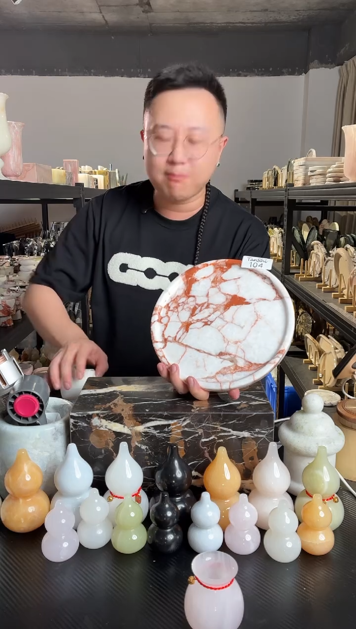 石材104宝红大圆盘