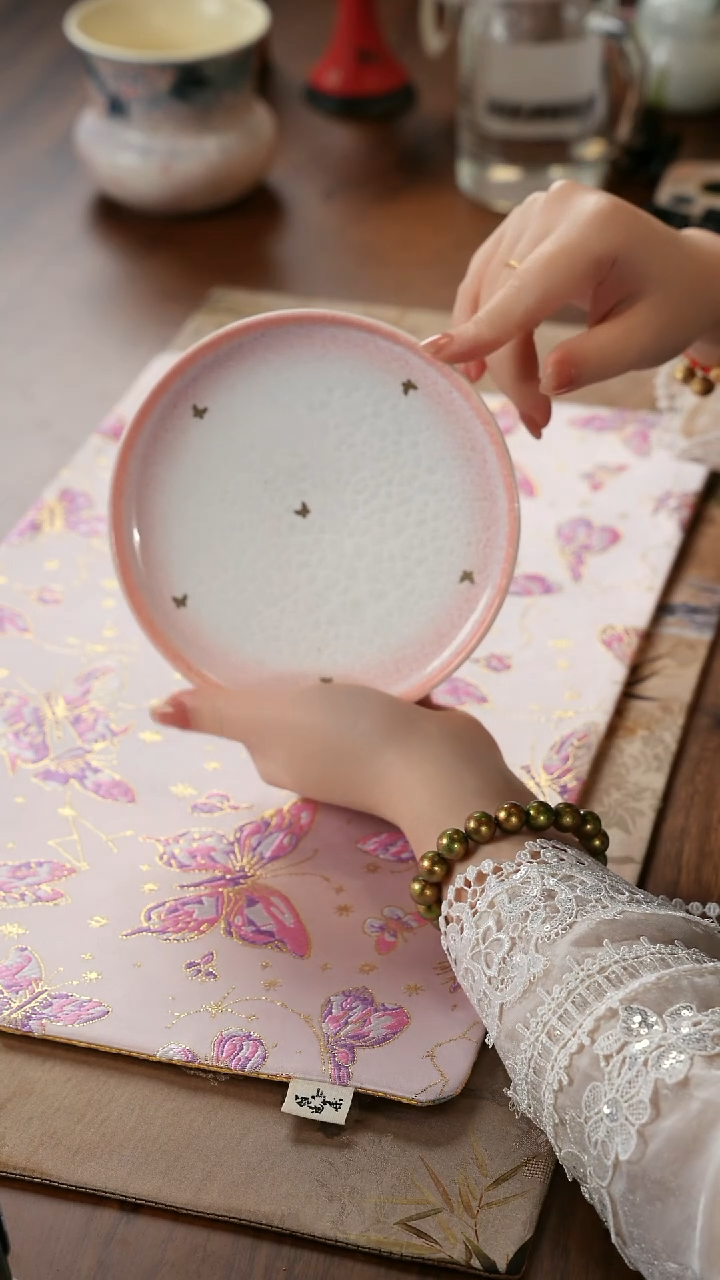 青云茶斋陶瓷茶具蝴蝶壶承