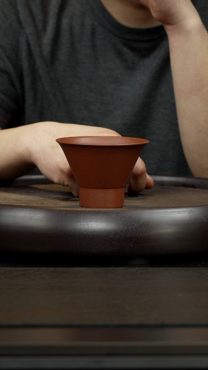 【闪购商品】紫砂茶杯紫泥 将军盏 主人杯