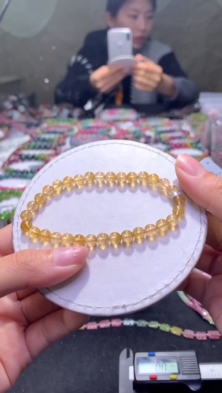 未镶嵌手串碧玺A100【天然碧玺】