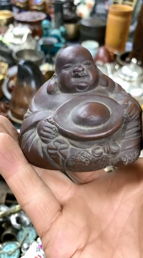 【闪购商品】一物一拍编号58紫砂弥勒