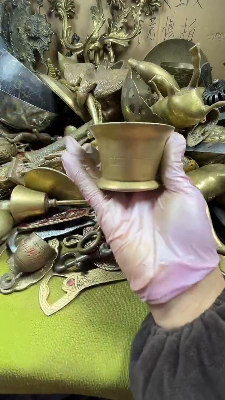 姚***摇亿锦铜回流铜器摆件55