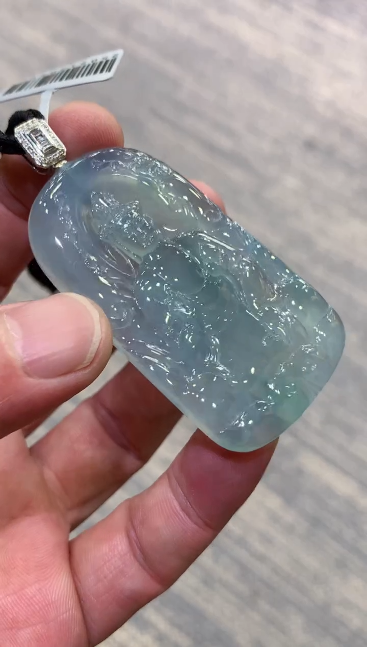 颈饰未镶嵌翡翠天然A货翡翠