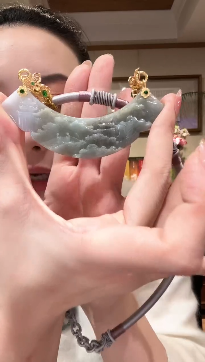 【闪购商品】翡翠颈饰未镶嵌国风