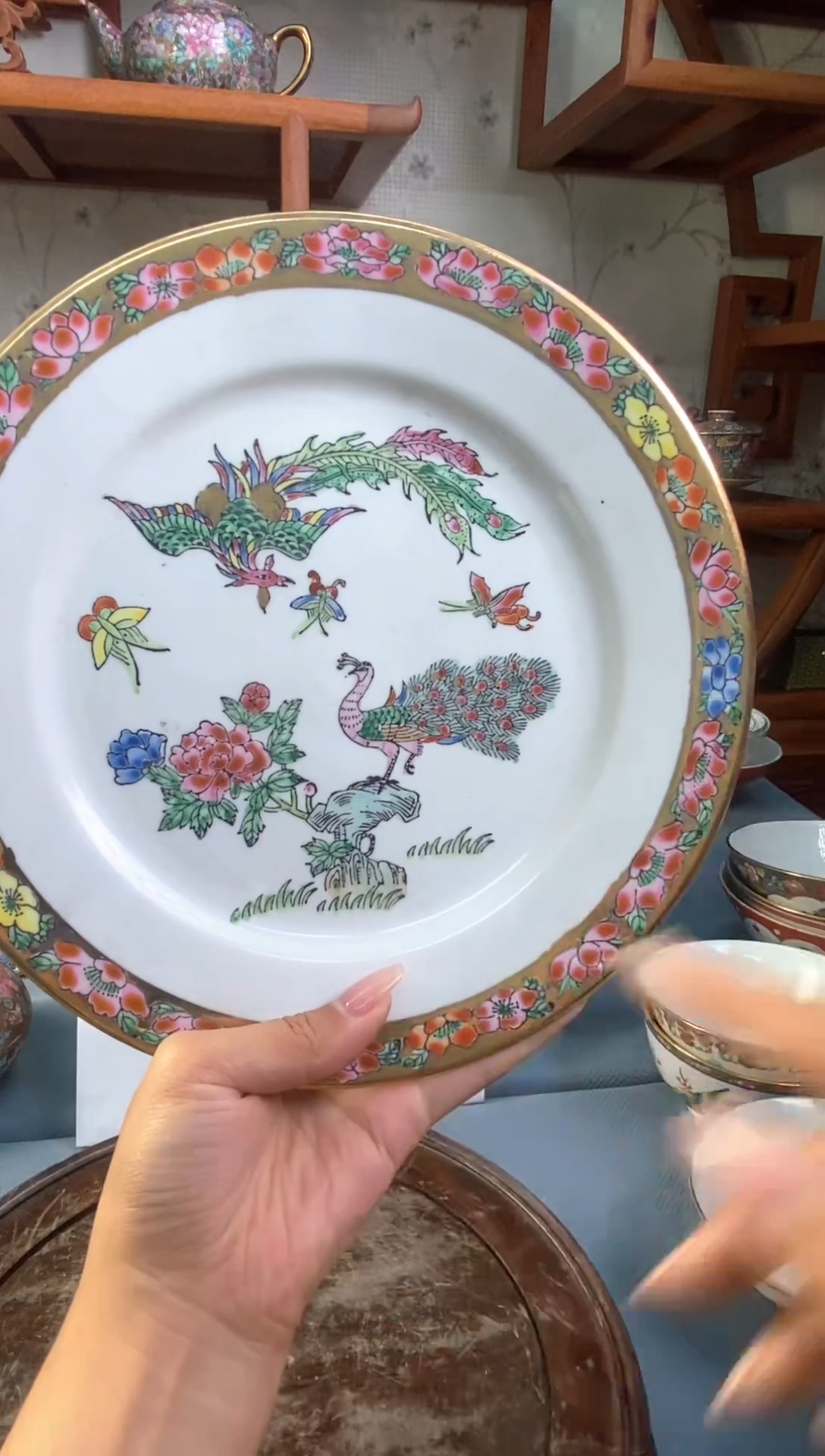 瓷片微瑕慎拍景德镇窑老厂瓷器单件