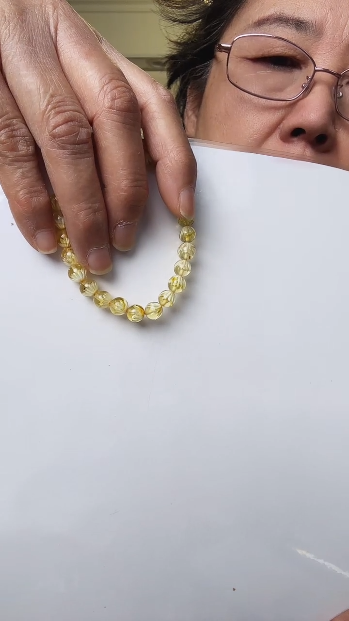 手串琥珀未镶嵌怡*1