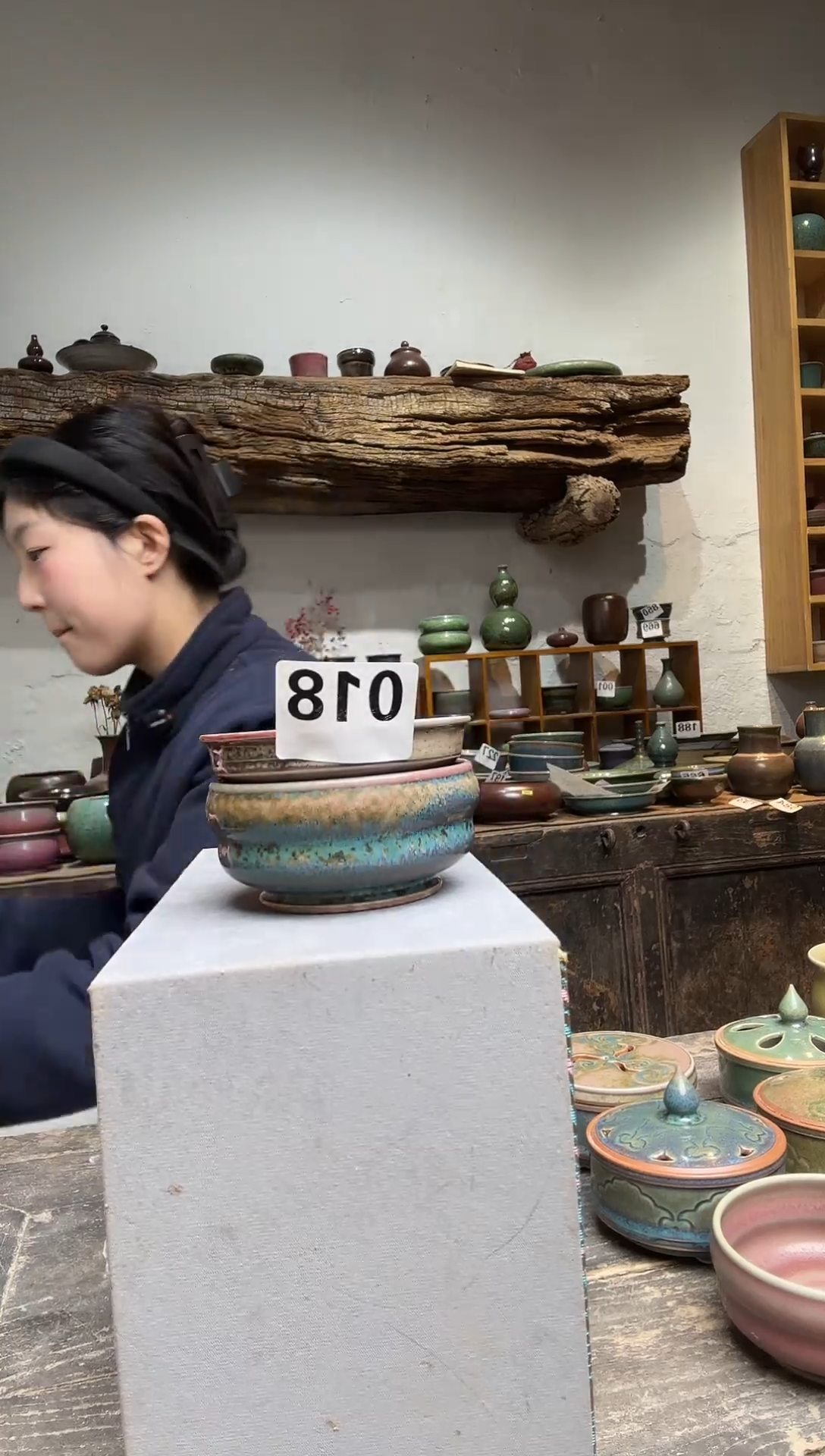 瓶钧瓷?****?蘭山窑手作器物全品两只018