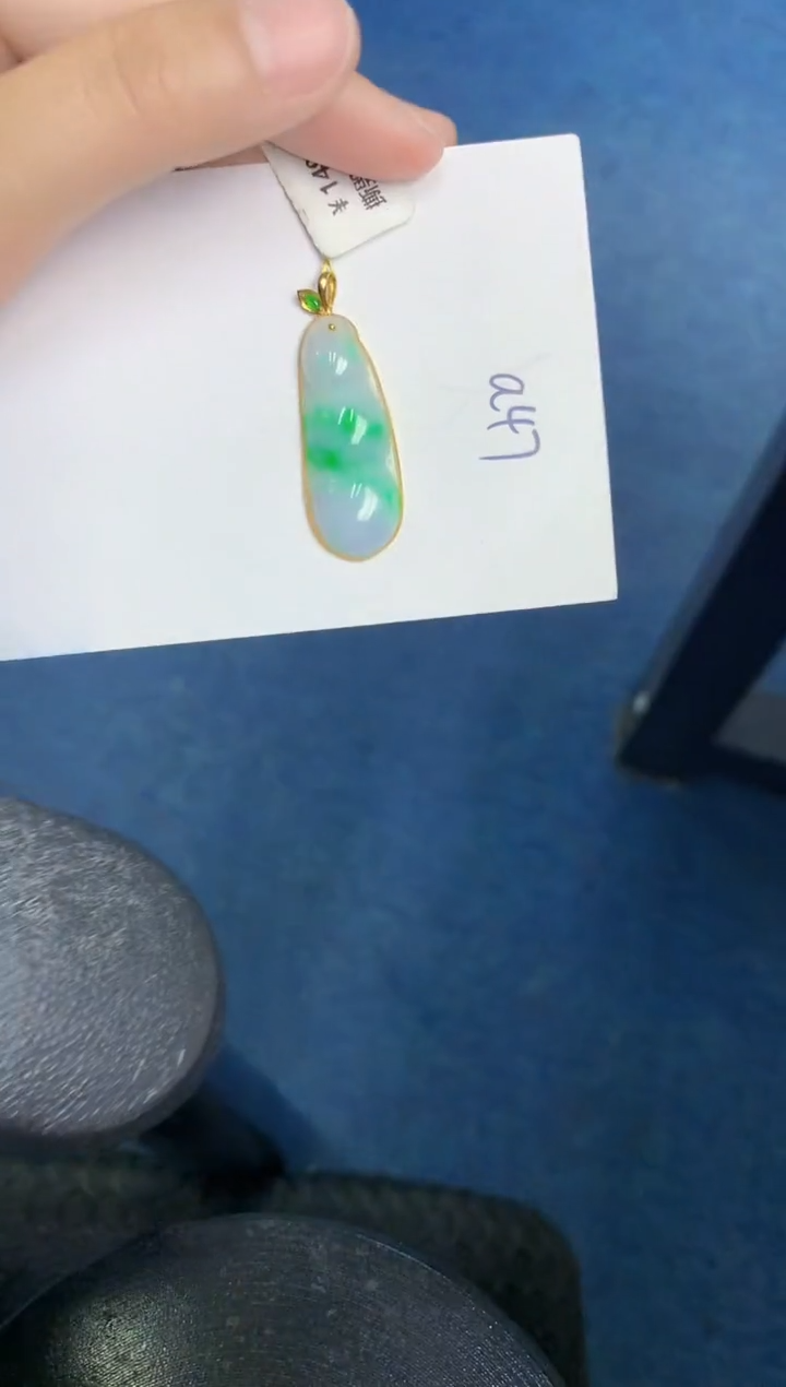 【闪购商品】翡翠颈饰18K金镶嵌000000000